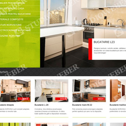 Propunere de design pentru site-ul de prezentare al unui producator de mobila din Brasov.