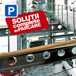 Layout design pentru site-ul de prezentare al unei firme producatoare de sisteme de parcare.