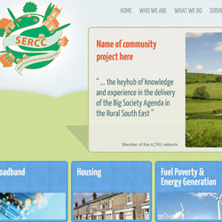 Propunere design pentru o regiune de dezvoltare rurala din Anglia.