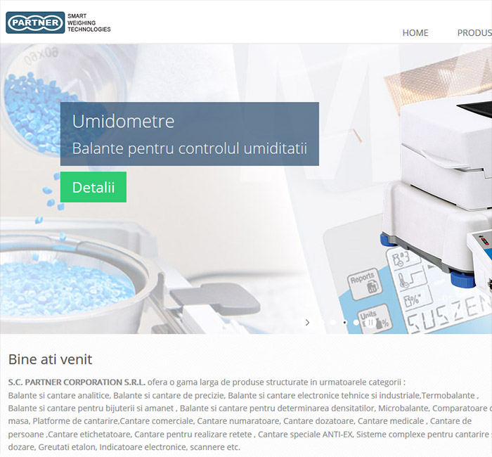 Realizare site Balante.ro